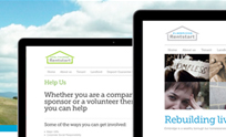 Website design for Elmbridge and Spelthorne Rentstarts