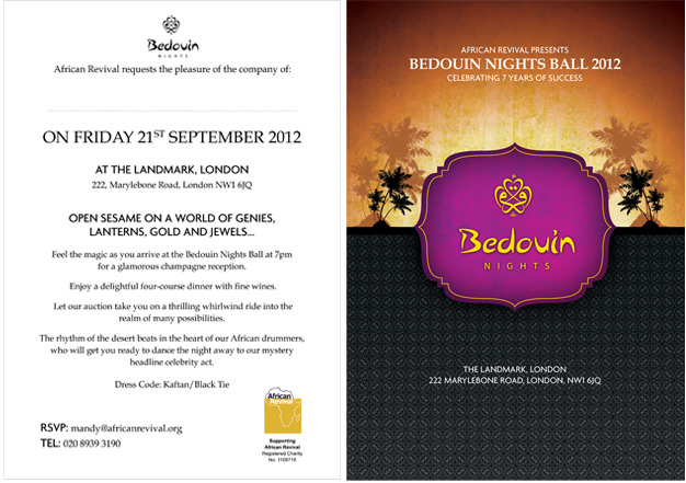 Flyer / Invitation Design for Bedouin Nights